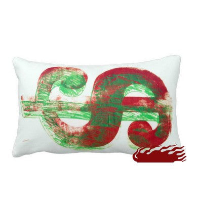 Dollar Money Modern Pop Art Pillow Case